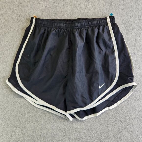 Nike Running Shorts Womens Small Black Dri Fit Built In Brief Mesh Panels - Picture 16 of 16